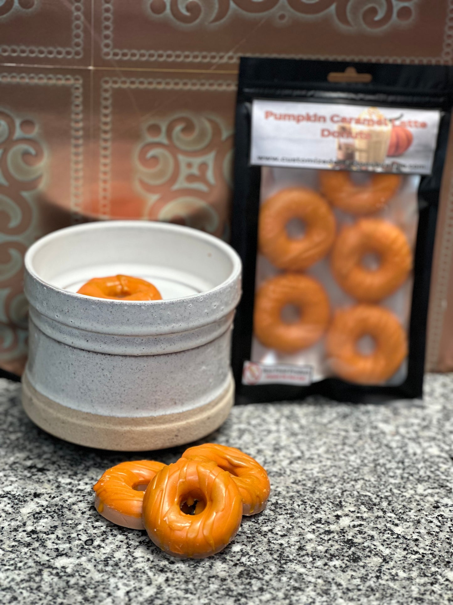 Donuts De Calabaza Y Caramelo Con Leche