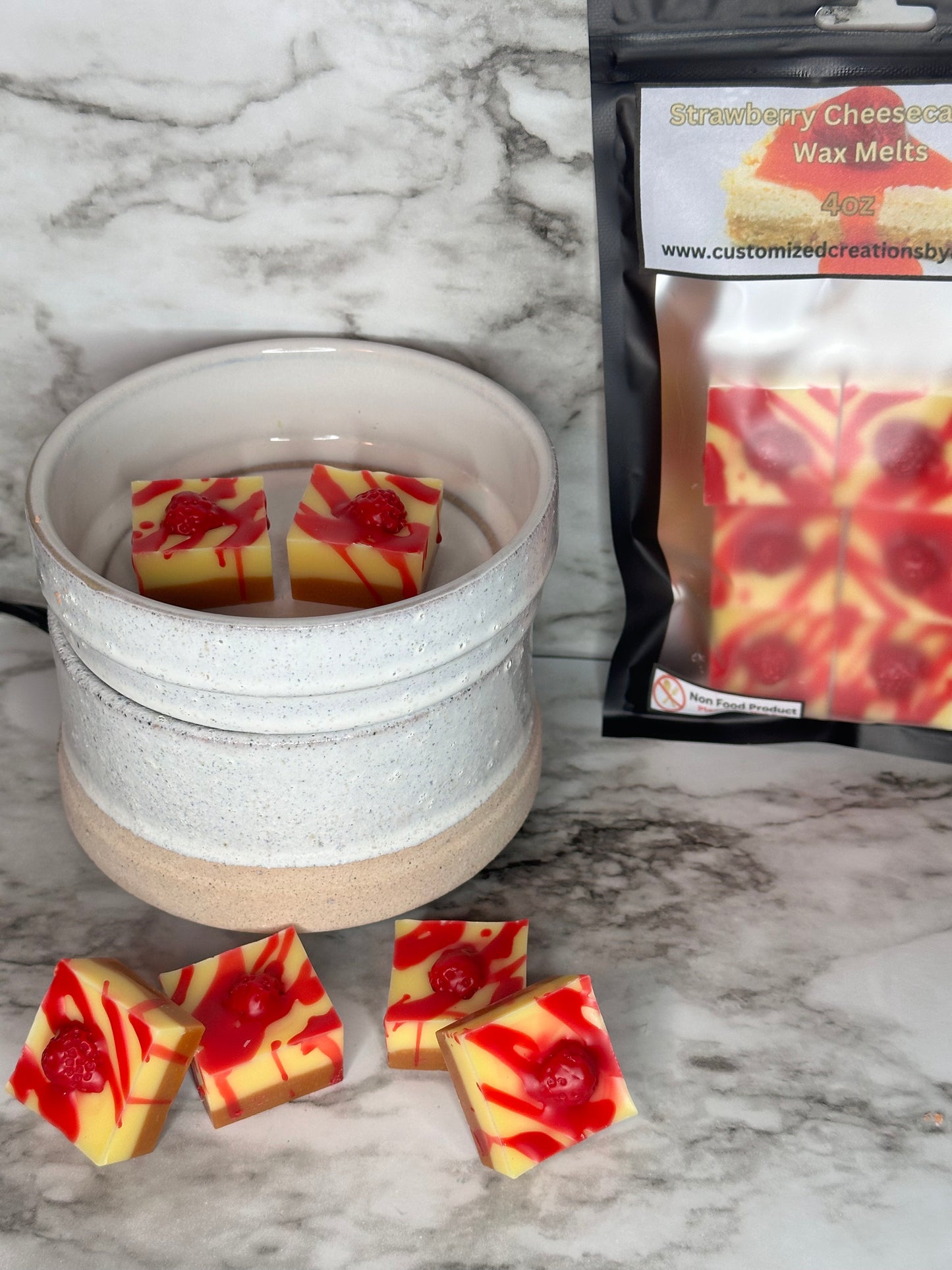 Strawberry Cheesecake Bites Wax Melts