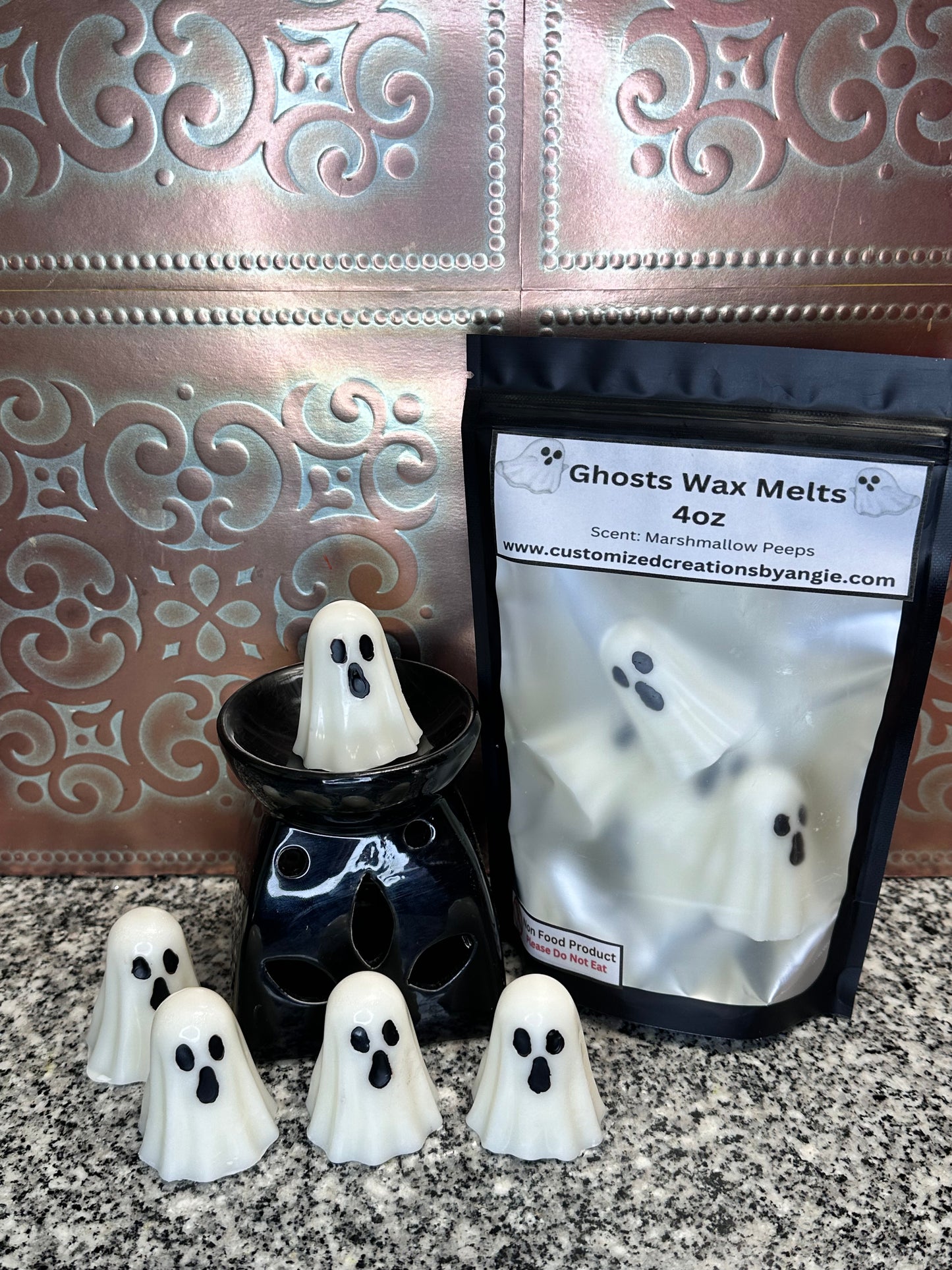 Ghosts Wax Melts (scented in marshmallows peeps)