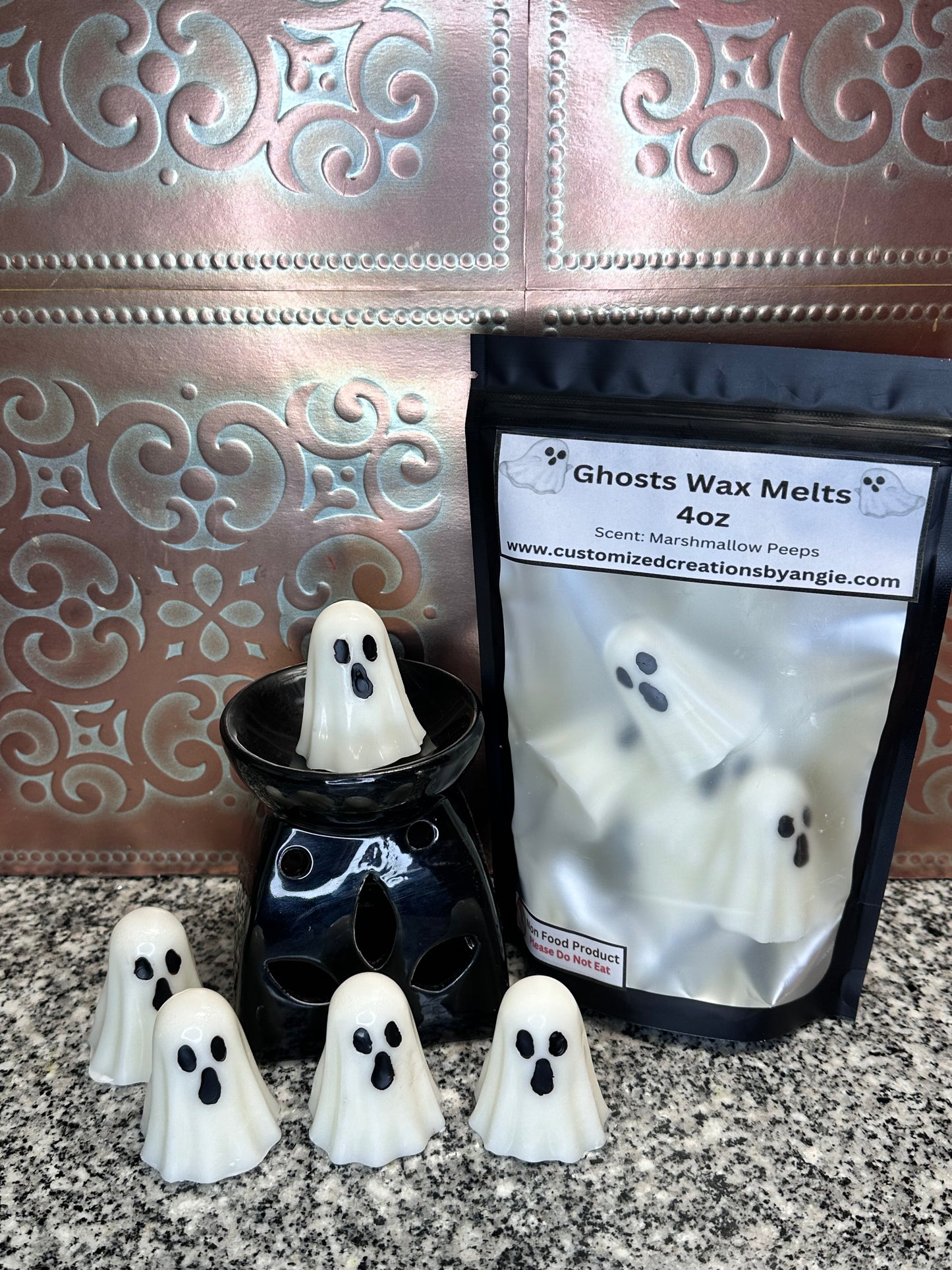 Ghosts Wax Melts (scented in marshmallows peeps)