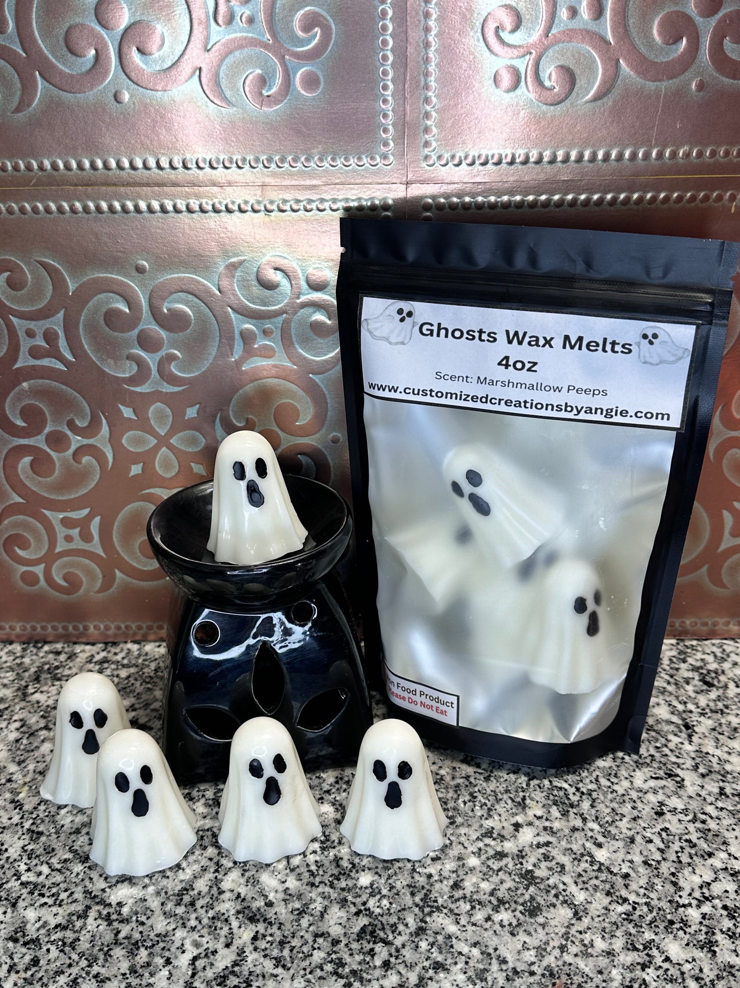 Ghosts Wax Melts (scented in marshmallows peeps)