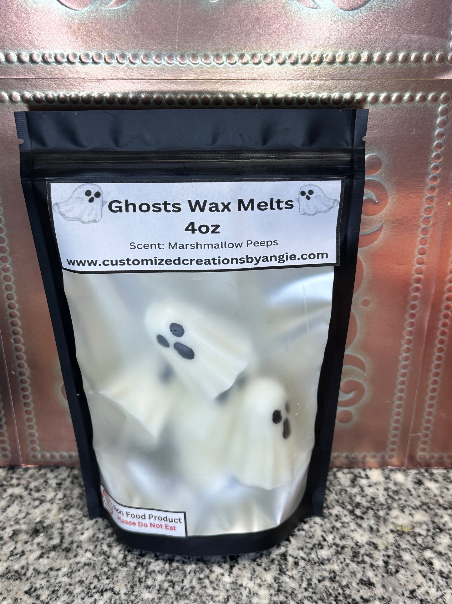 Ghosts Wax Melts (scented in marshmallows peeps)