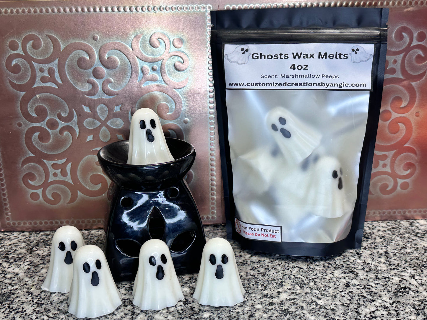 Ghosts Wax Melts (scented in marshmallows peeps)