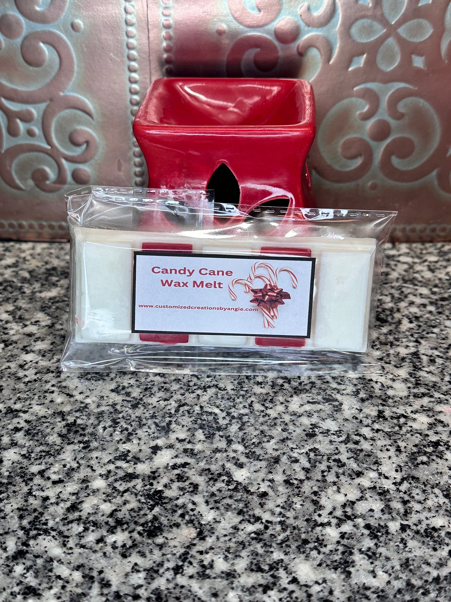 Candy Cane Snap Bar Wax Melts