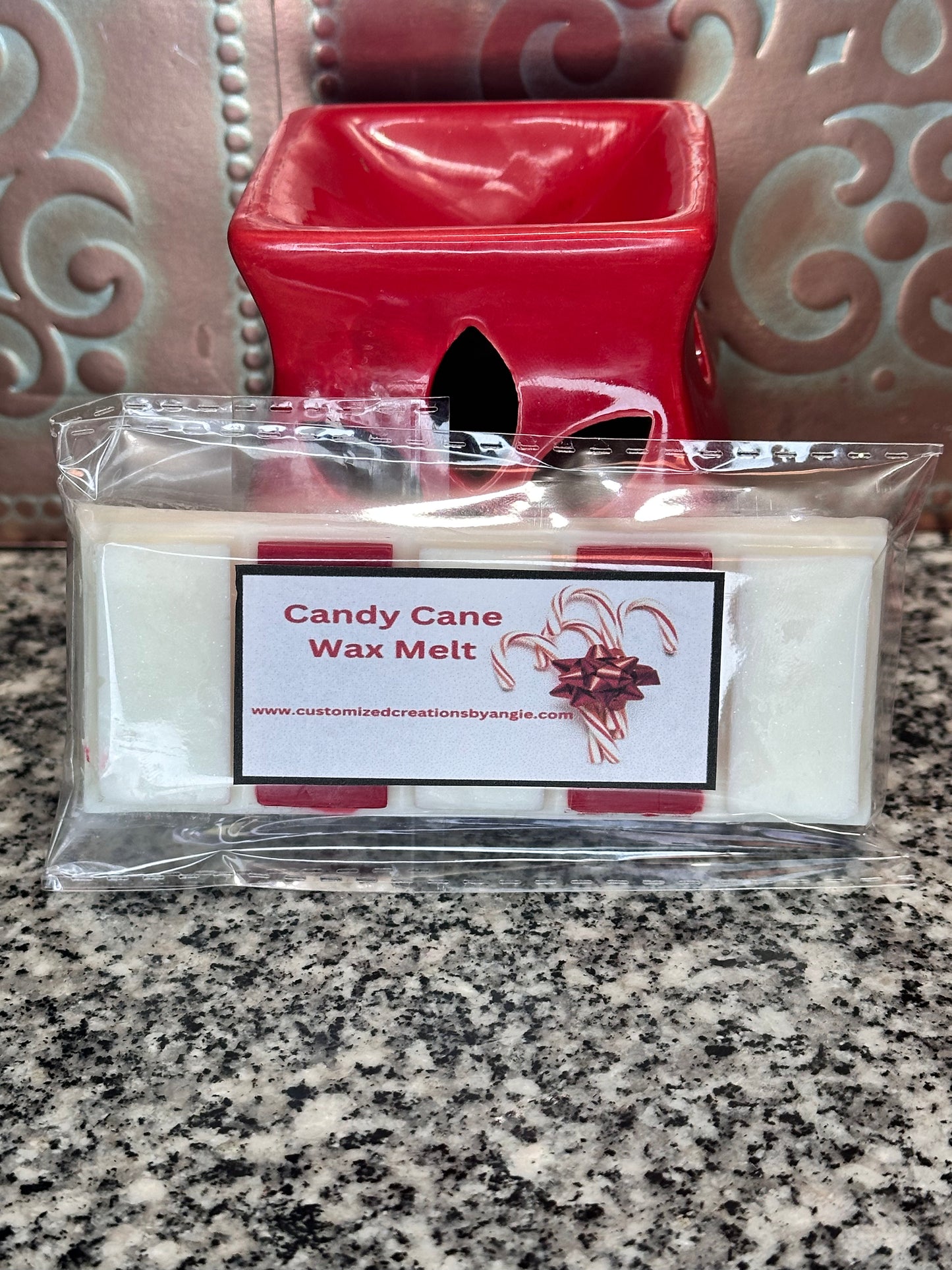 Candy Cane Snap Bar Wax Melts