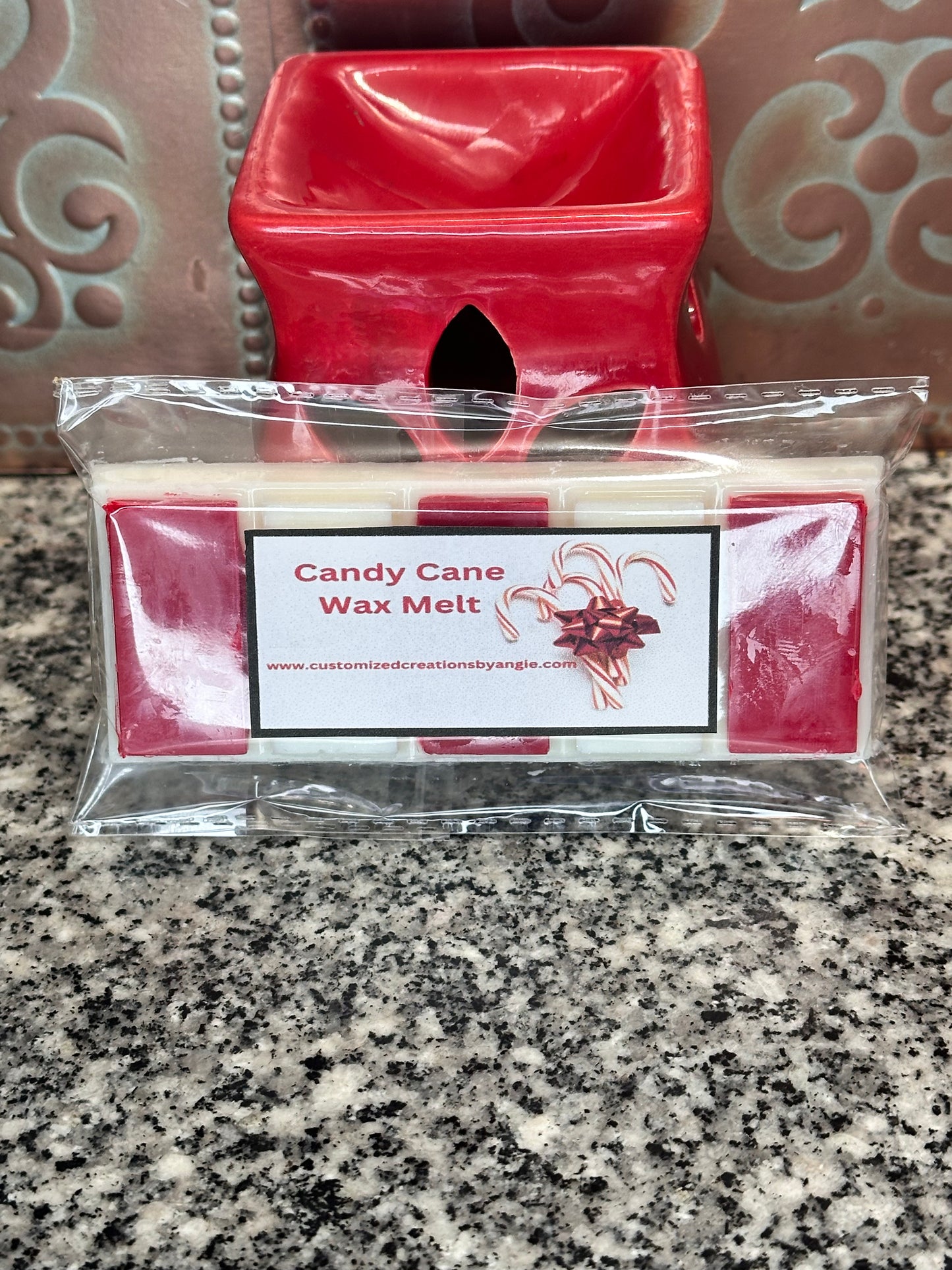 Candy Cane Snap Bar Wax Melts