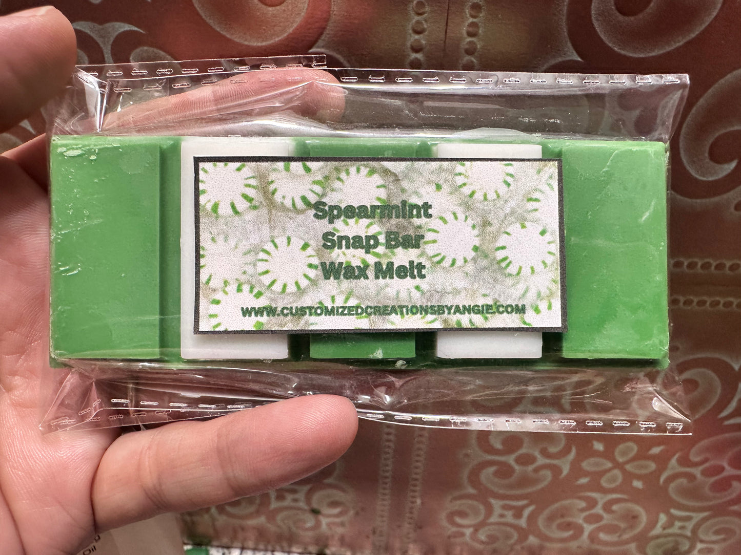 Spearmint Snap Bar Wax Melts