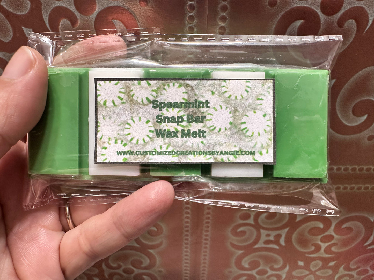 Spearmint Snap Bar Wax Melts